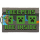 Minecraft Creepers are inside Door Mat