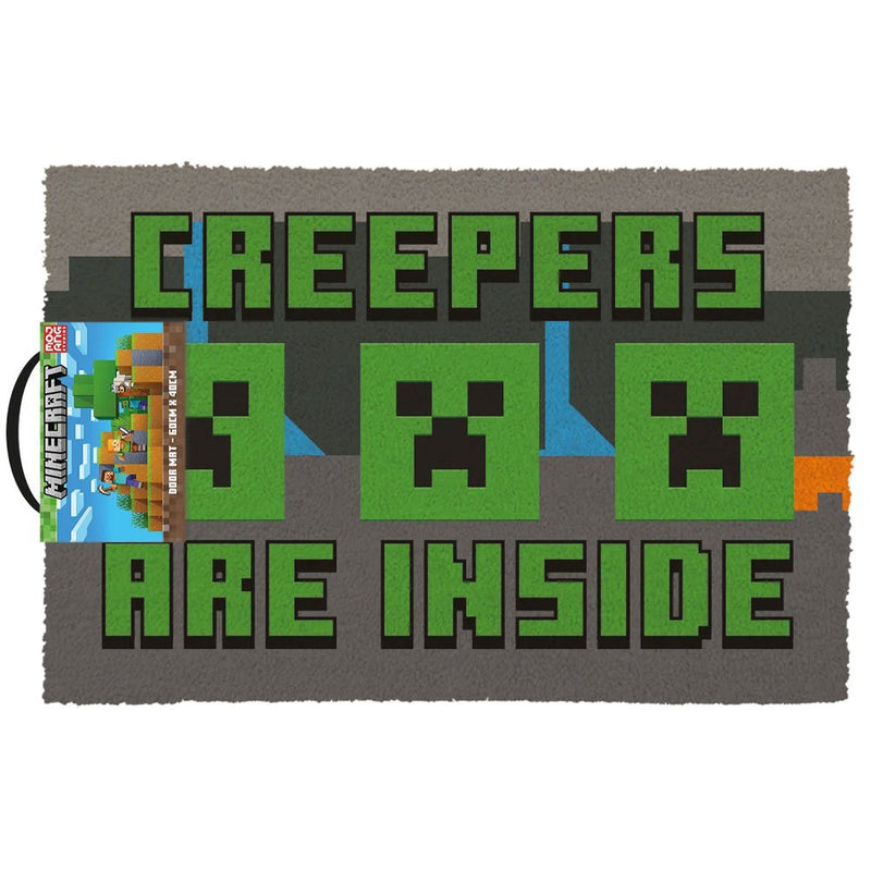 Minecraft Creepers are inside Door Mat