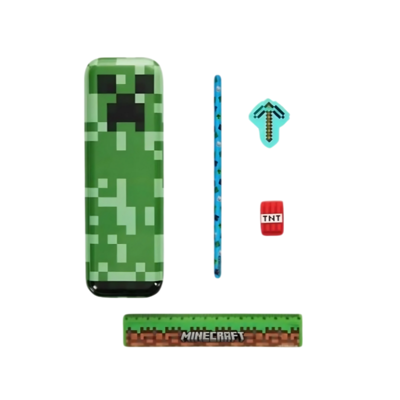 Minecraft Pencil 5 Piece Stationery Set, alternate view