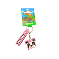 Minecraft Soft Charm Keychain, side angle