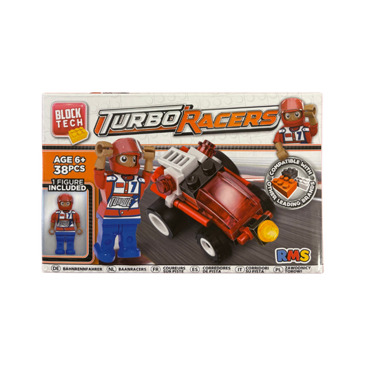 Mini Block Tech Turbo Racers collectible from PoundFun