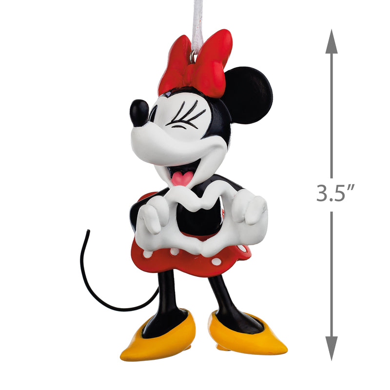 Collectable Disney Hanging Ornament - Minnie Mouse Winking Design