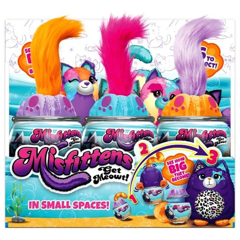 Misfittens Kittens Fishbowl, side angle