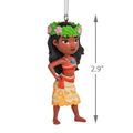 Collectable Disney Ornament - Moana With Flower Crown Design