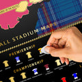 Scotland Football Stadium Scratch-Off Map, packaging shot