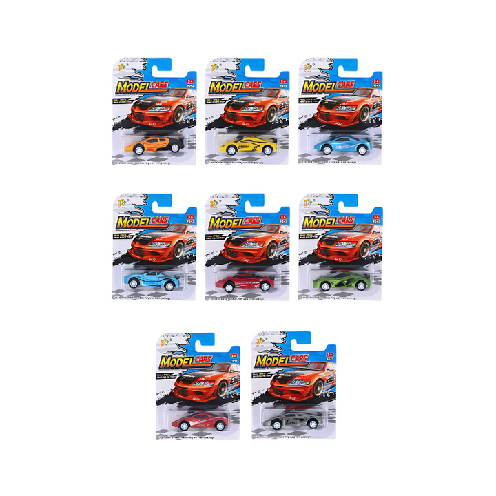 Model Pull Back Race Cars