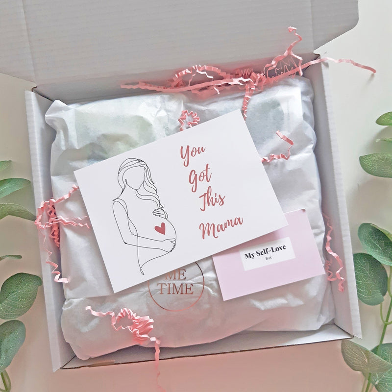 MUM TO BE SERENITY BOX | PREGNANCY PAMPER & SELF-CARE GIFT SET, close-up detail