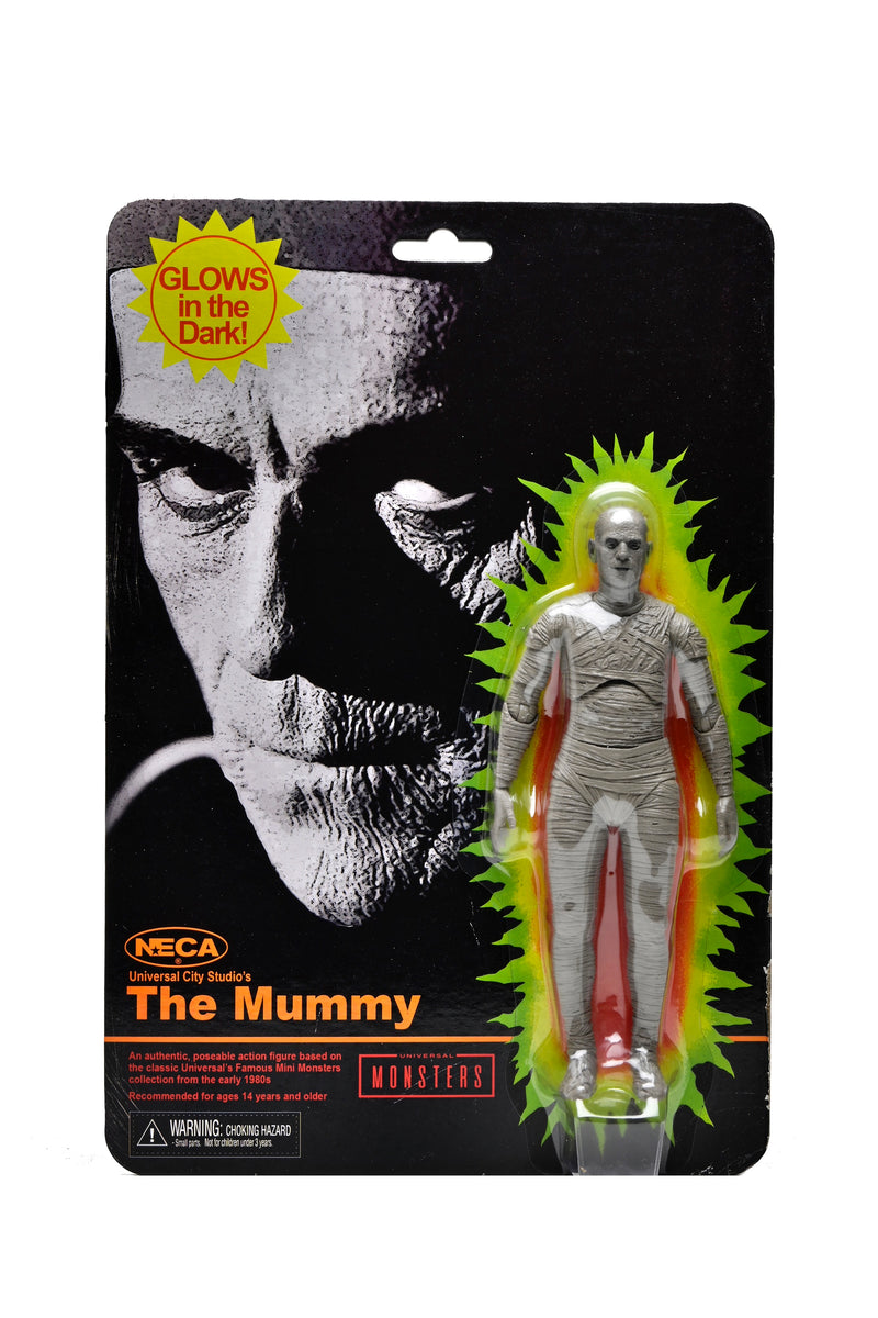 Universal Monsters Retro Glow in the Dark 7" Scale Action Figure Assortment side angle