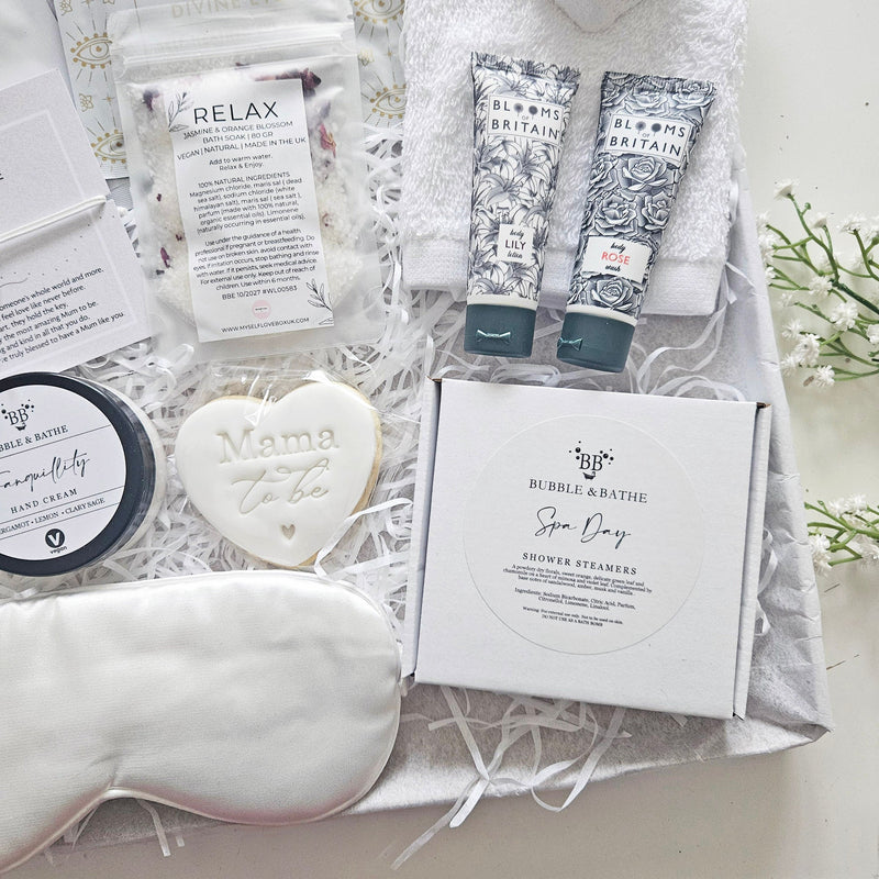 MUMMY TO BE | LUXURY CARE PACKAGE, side angle