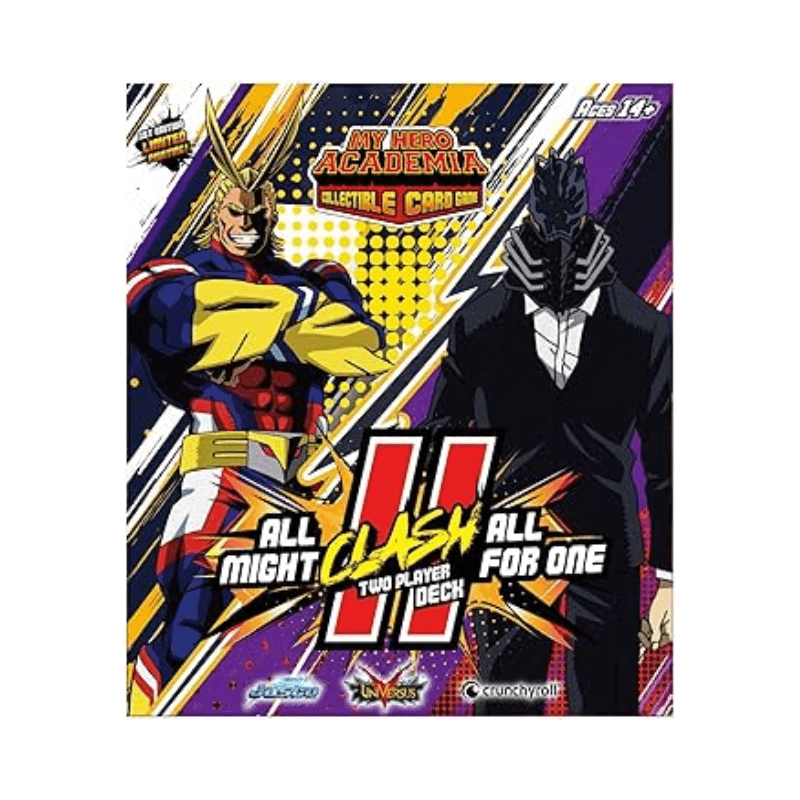 My Hero Academia Collectible Card Game Clash Two player Deck, alternate view
