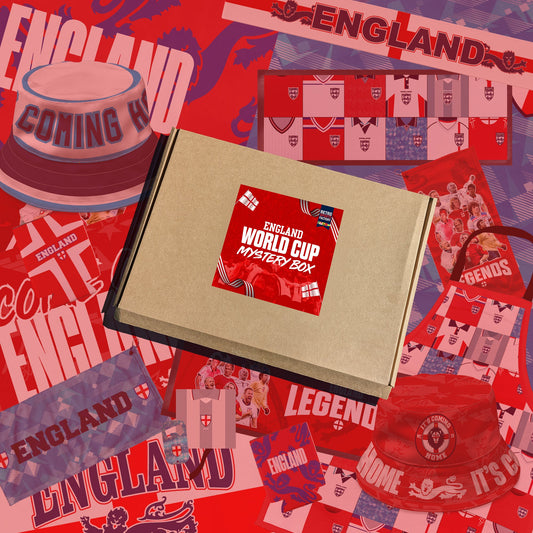 England WC26 Mystery Gift Box | Retro Man Cave Set collectible from https://britishmade.gifts/
