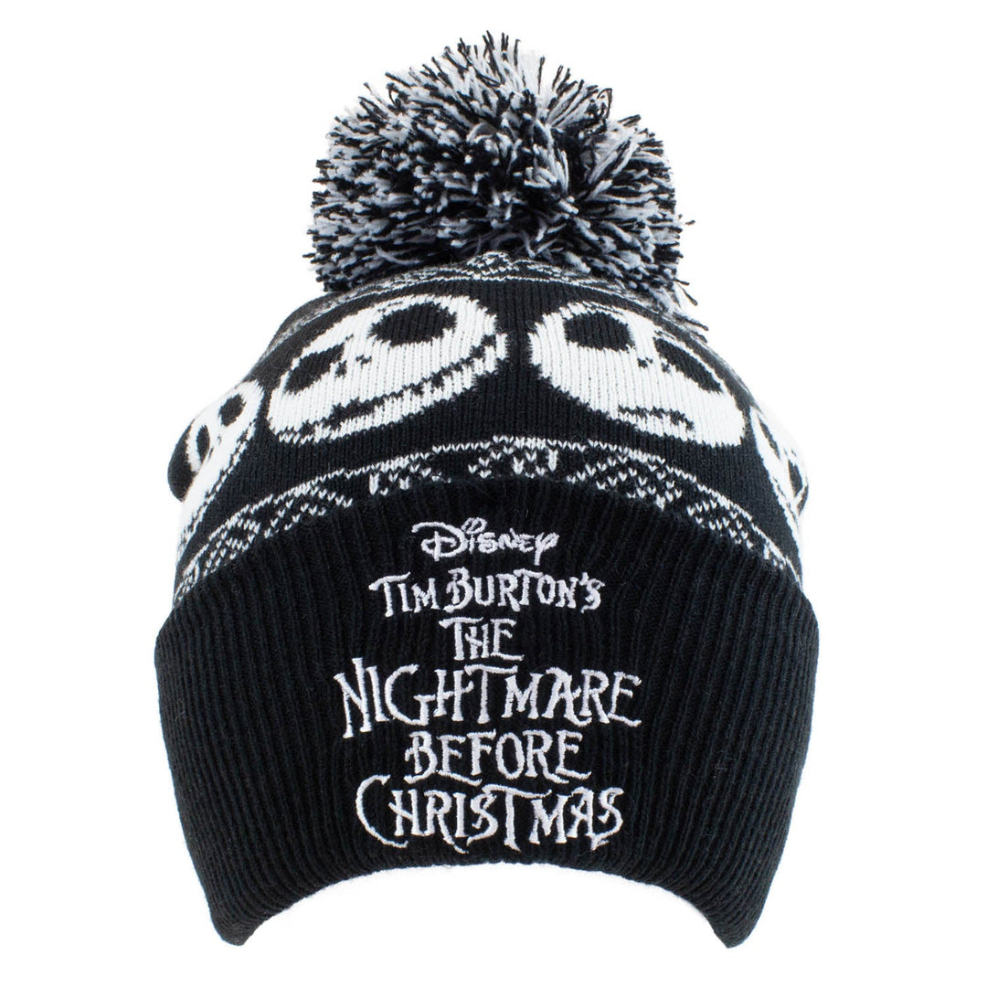 Disney Nightmare Before Christmas-Basic Snow Beanie Pom