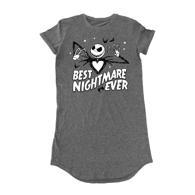 Disney Nightmare Before Christmas Best Nightmare T-Shirt Dress collectible from Heroes Inc Dropship