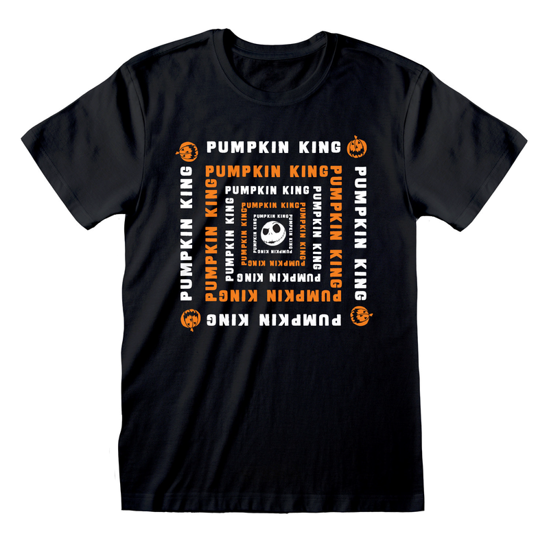 Disney Nightmare Before Christmas Pumpkin King T-Shirt collectible from Heroes Inc Dropship