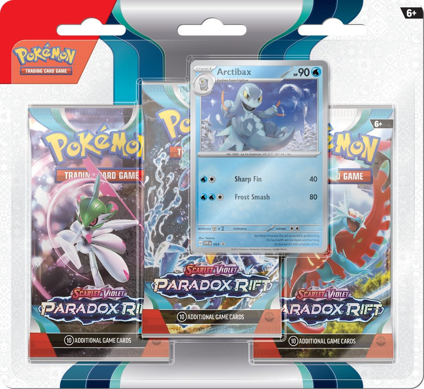 Pokemon TCG: Scarlet & Violet 4 Paradox Rift - 3-Pack Display Arctibax