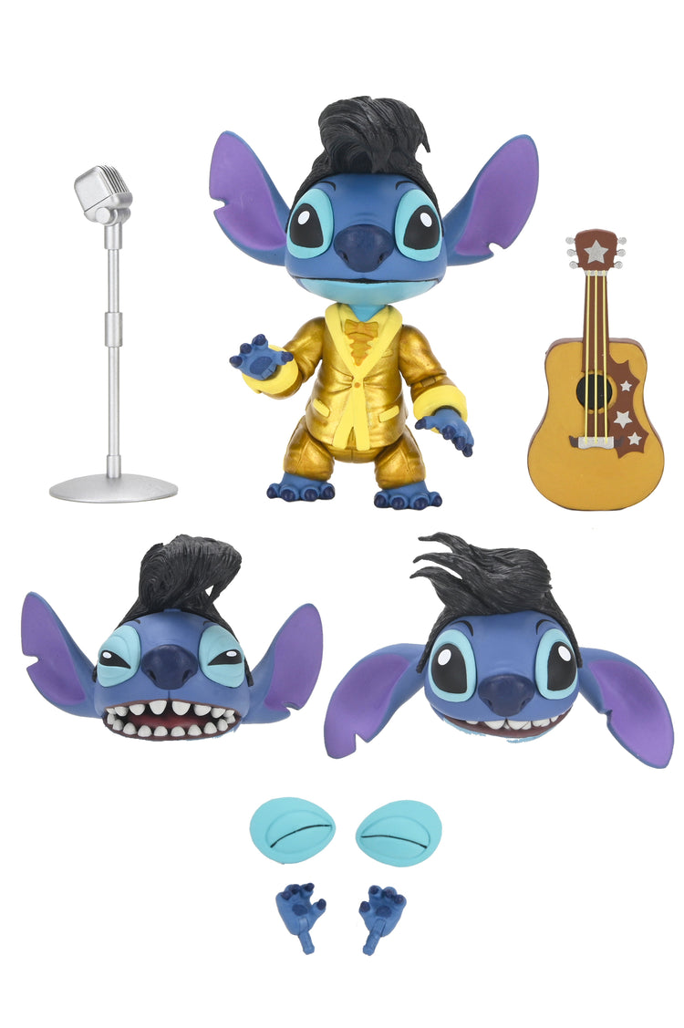 Lilo and Stitch Gold Suit Elvis Stitch Ultimate 7" Scale Action Figure
