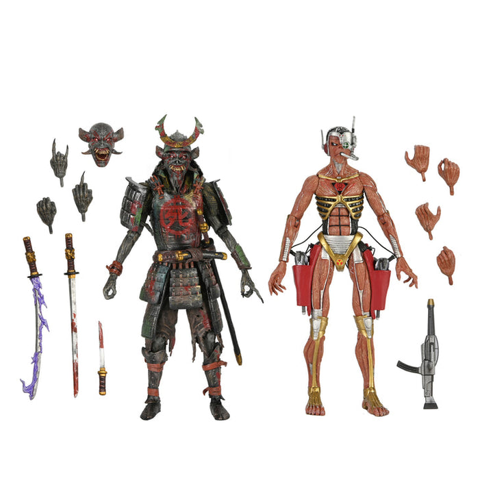 Iron Maiden: Future Past World Tour Senjutsu Eddie and Somewhere in Time Eddie Ultimate 2-Piece 7" Scale Action Figure