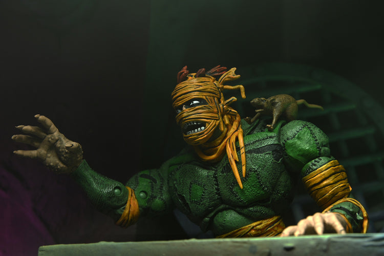 TMNT: (Mirage Comics) Rat King 7 Scale Action Figure Teenage Mutant Ninja Turtles, size reference
