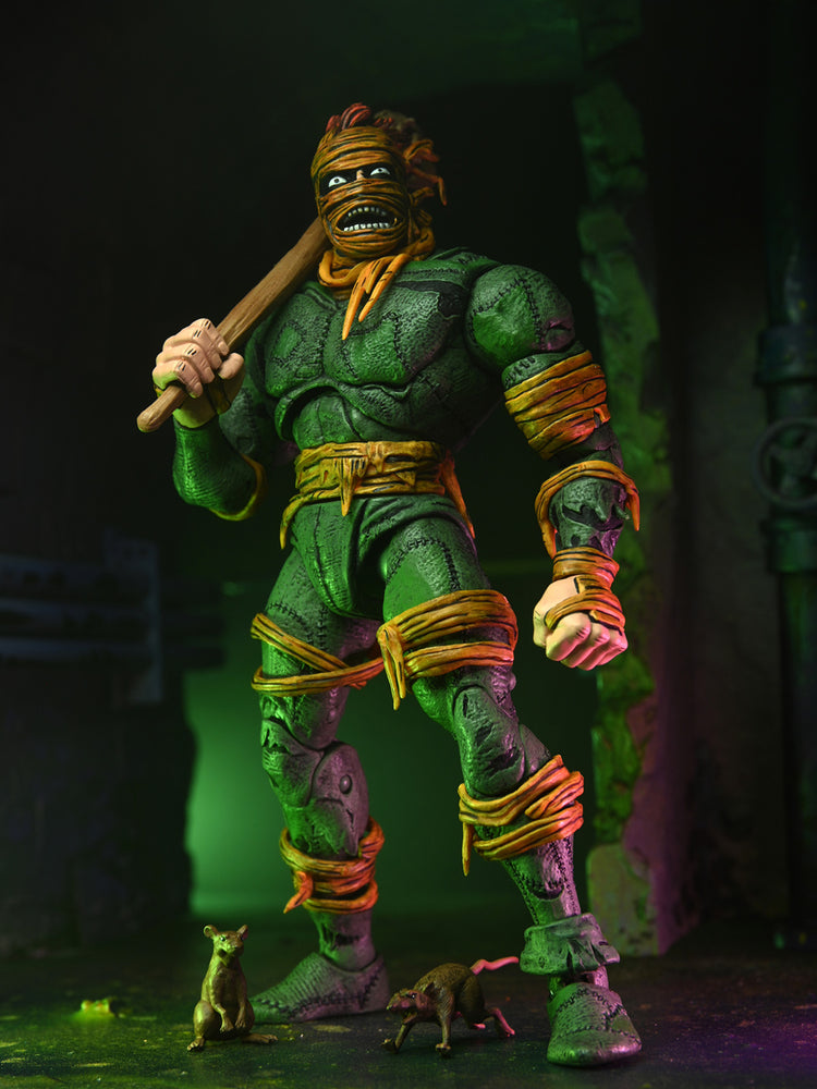 TMNT: (Mirage Comics) Rat King 7 Scale Action Figure Teenage Mutant Ninja Turtles, packaging shot