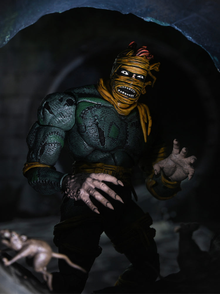 TMNT: (Mirage Comics) Rat King 7 Scale Action Figure Teenage Mutant Ninja Turtles, side angle
