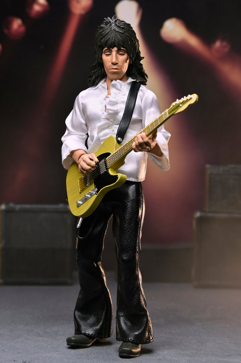 NECA Keith Richards 1975 Rolling Stones 8 inch clothed action figure front view