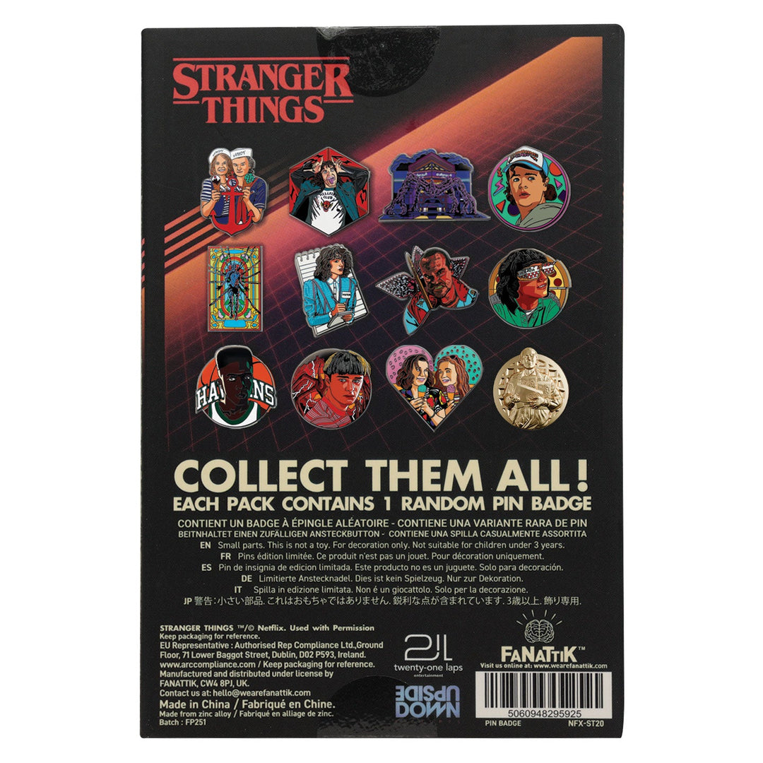 Stranger Things Mystery Pin Badges