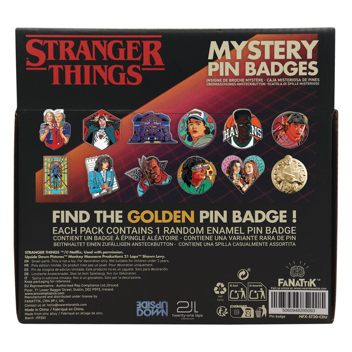Stranger Things Mystery Pin Badges