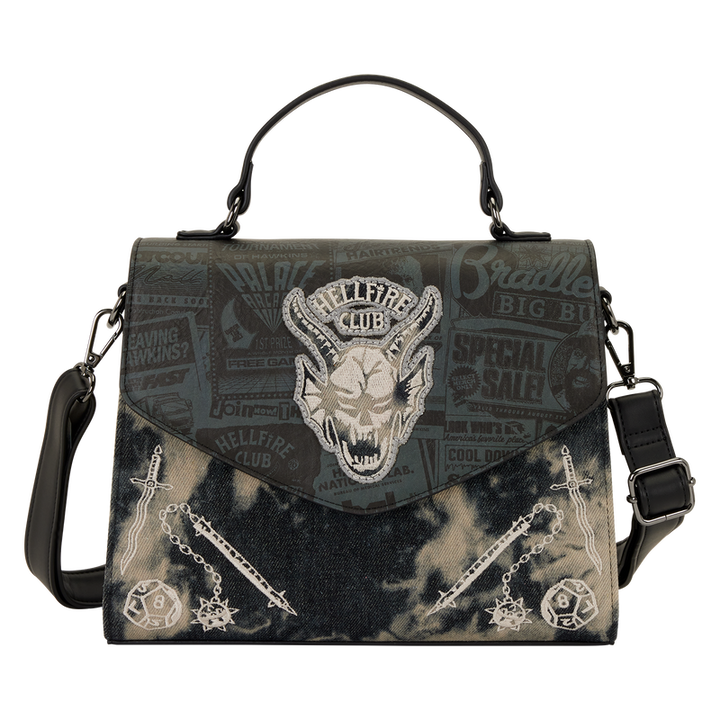 Loungefly Netflix Stranger Things 5 Hellfire Club Crossbody Bag