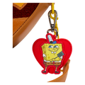 Loungefly - SpongeBob SquarePants Krabby Patty Plush Heart Figural Crossbody Bag back view