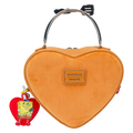 Loungefly - SpongeBob SquarePants Krabby Patty Plush Heart Figural Crossbody Bag detail shot