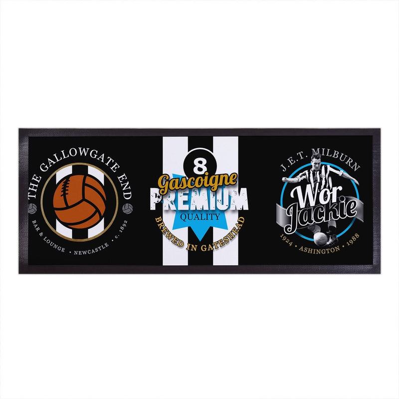 Newcastle - Football Legends - Bar Runner collectible from https://britishmade.gifts/