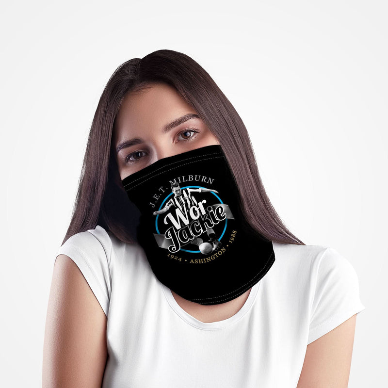 Newcastle Jackie Milburn - Football Legends - Snood collectible from https://britishmade.gifts/