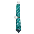 Harry Potter Slytherin Adult Classic Tie, side angle