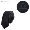 Harry Potter Deathly Hallows Deluxe Tie with Pin and Gift Box, packaging shot