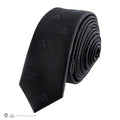 Harry Potter Deathly Hallows Deluxe Tie with Pin and Gift Box, close-up detail