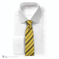 Harry Potter Hufflepuff Deluxe Tie with Pin and Gift Box, rear view