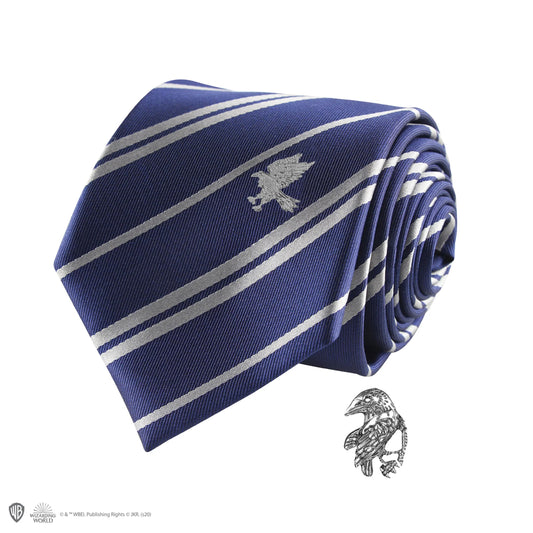 Harry Potter Ravenclaw Deluxe Tie with Pin and Gift Box