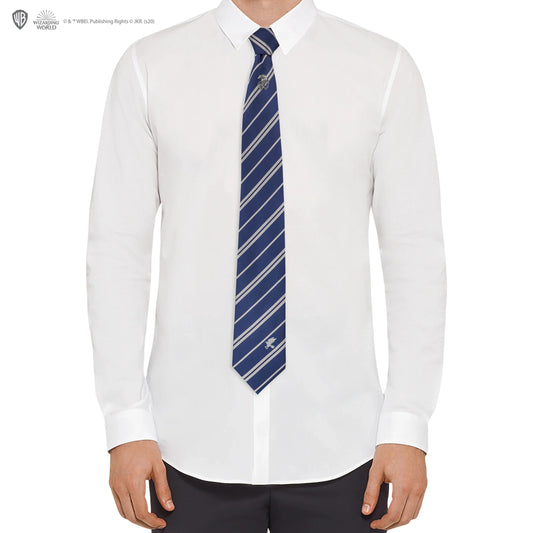 Harry Potter Ravenclaw Deluxe Tie with Pin and Gift Box, alternate view