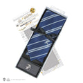 Harry Potter Ravenclaw Deluxe Tie with Pin and Gift Box, in display