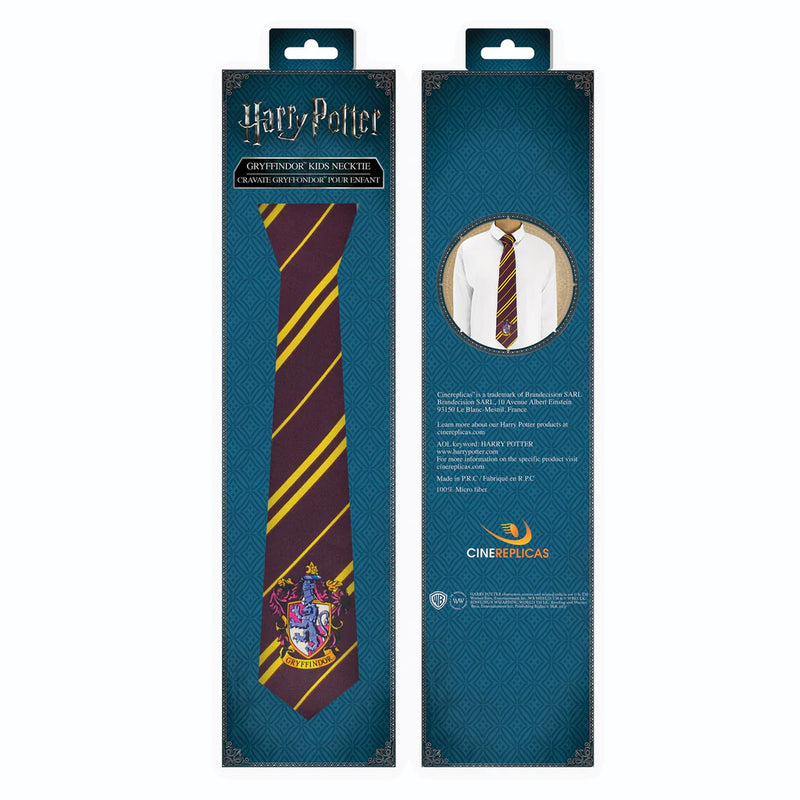 Harry Potter Kids Gryffindor Tie, rear view