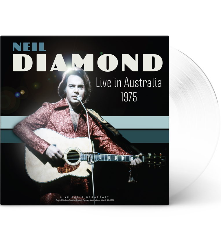 Neil Diamond – Live in Australia (Limited Edition 12-Inch Album on 180g Clear Vinyl) collectible from Coda Records