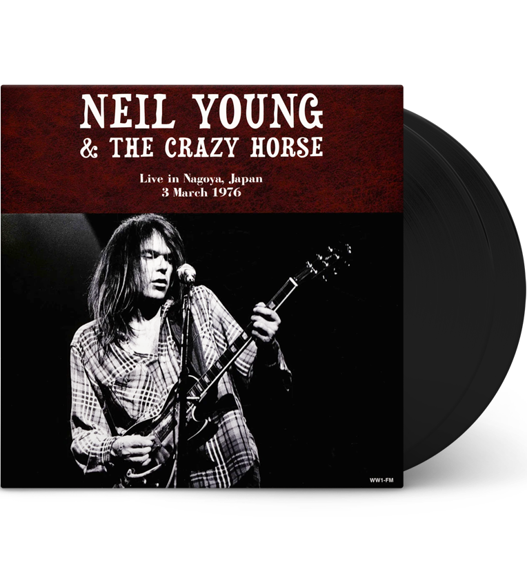 Neil Young & Crazy Horse – Live in Nagoya, Japan, 3 March 1976 (12-Inch Double-LP) collectible from Coda Records