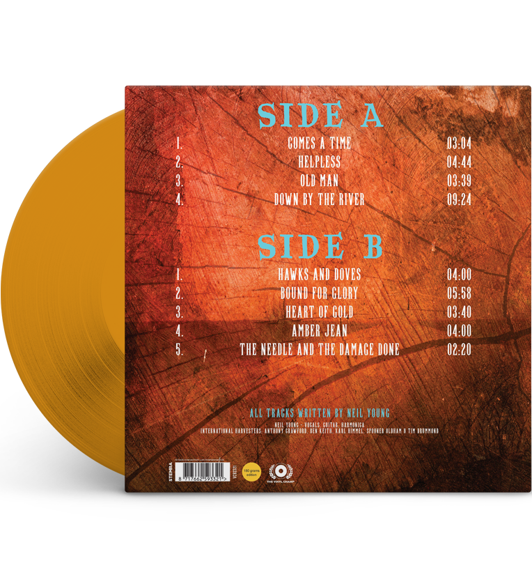 Neil Young – Austin City Limits 1984 (Limited Edition 12-Inch Album on 180g Orange Vinyl), close-up detail