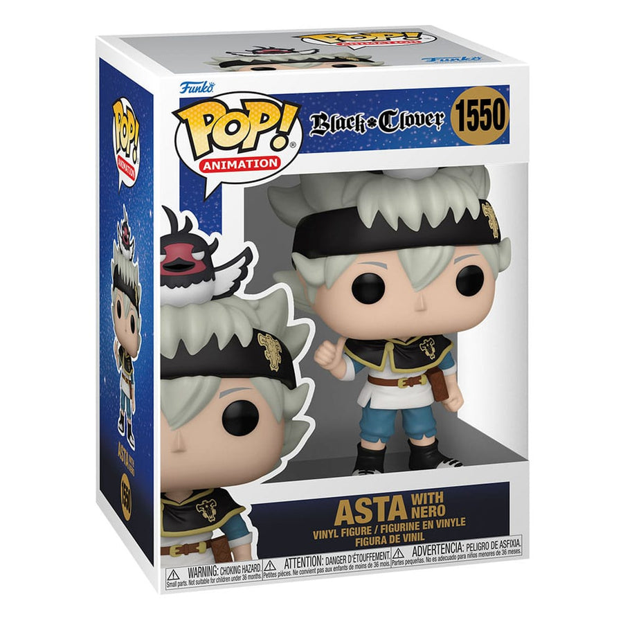 Black Clover POP! Animation Vinyl Figure Asta w/Nero 9 cm - Infinity Collectables  - #tag1#