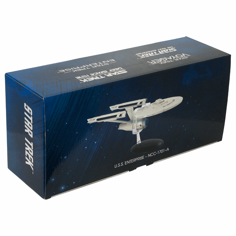U.S.S. Enterprise NCC-1701-A (Constitution-class refit) XL EDITION Die-cast Model Ship (Eaglemoss / Star Trek), rear view
