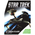 Klingon K't'inga-class Battle Cruiser XL EDITION Die-cast Model Ship (Eaglemoss / Star Trek), packaging shot