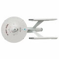 U.S.S. Enterprise NCC-1701-A (Constitution-class refit) XL EDITION Die-cast Model Ship (Eaglemoss / Star Trek), side angle