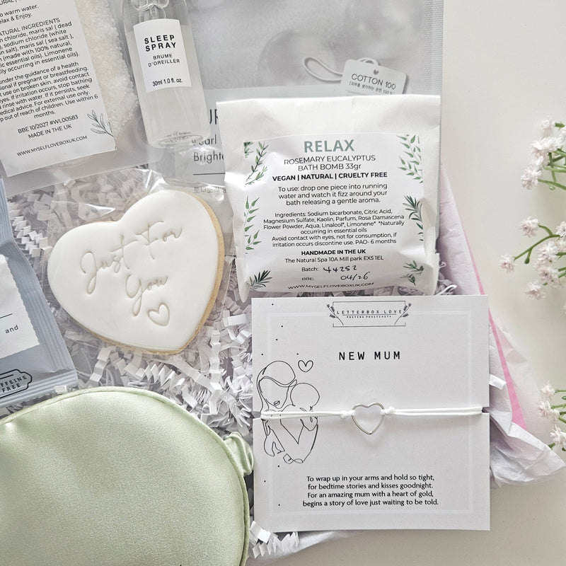 NEW MUM | CARE PACKAGE, side angle