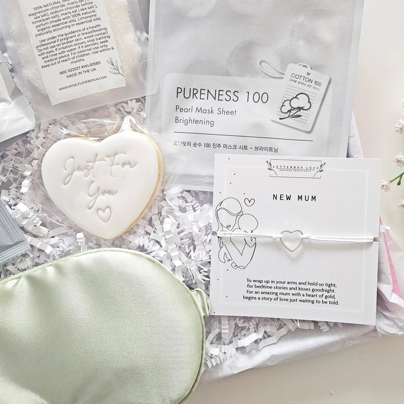 NEW MUM | LETTERBOX GIFT, side angle