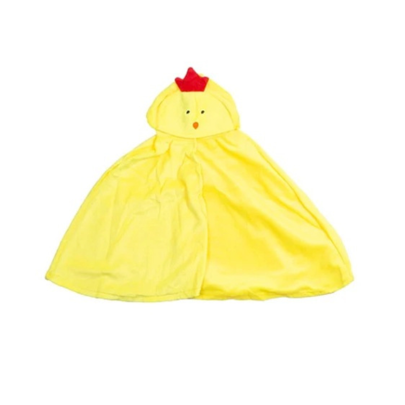 Easter Chick Fancy Dress Cape, side angle